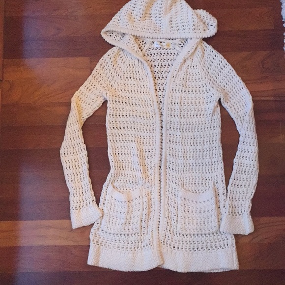 Anthropologie Sweaters - Women’s cream cardigan Anthropologie XS hoodie